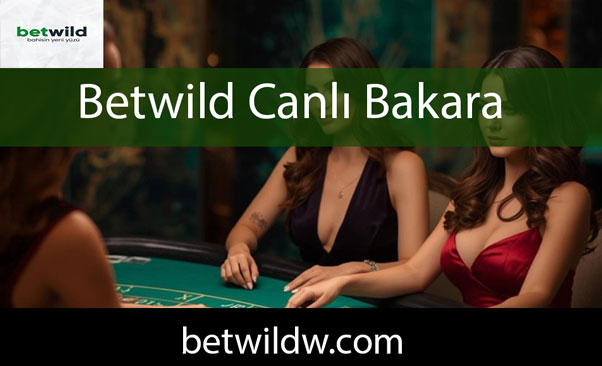 Betwild canlı bakara oyununu çeşitlendirerek sunmaktadır.
